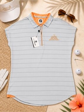 NWT | Sandals Emerald Bay FootJoy GolfLeisure Quarter Zip Polo | Size L